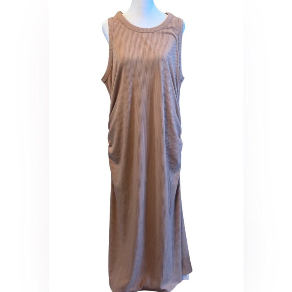 A New Day Tan Midi Dress